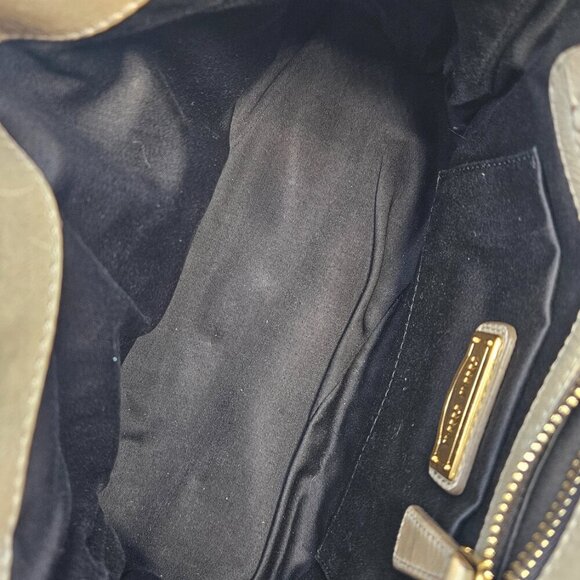 Miu Miu  Matelassé Olive Leather Two-Way Bag - Picture 12 of 17